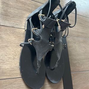 Woman’s, Black, Aldo dressy sandals, Size 10